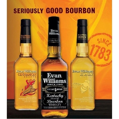 Evan Williams Fire 35% 1 l (holá láhev)