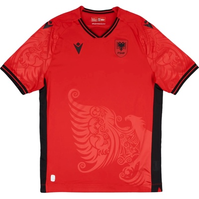 Macron Albania Home Jersey 2025/26 červená