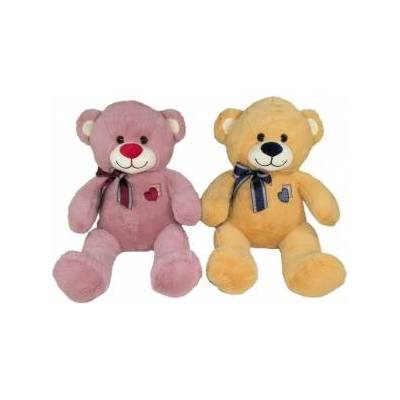 SUN-DAY *AST. PLUSH bowls, 30 cm, bow, heart embroidery, 2 col