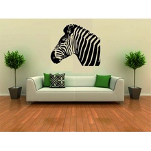 Merci-shop. Samolepka na zeď - Zebra 2 rozměry 60 x 50 cm