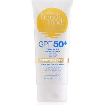 Bondi Sands SPF 50+ Everyday Body Lotion слънцезащитен лосион за тяло водоустойчиви SPF 50+ 150ml