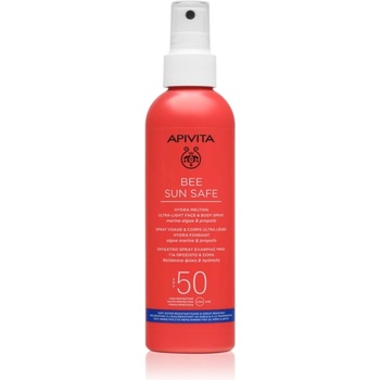 APIVITA Bee Sun Safe Hydra Melting Ultra-Light Spray SPF50 слънцезащитен лосион в спрей SPF 50 200ml