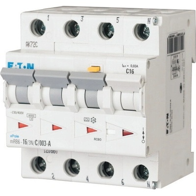 1Eaton 6A, mRB6-16/3N/C/003-A 30mA 120660