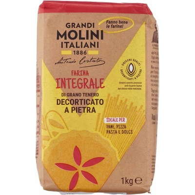 Grandi Molini celozrnná pšeničná múka 1 kg