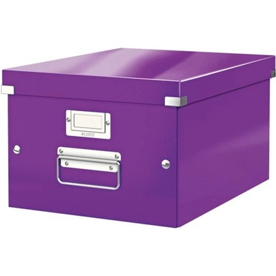 Leitz Stredná krabica Click & Store purpurová
