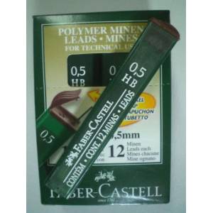Faber-Castell Графити мини Фабел Кастел Faber Castell 0.5 HB, опаковка 12 броя