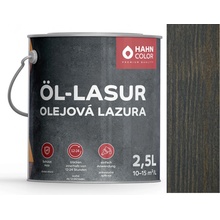 Hahn Color Olejová lazura 2,5 l Antracitově šedá