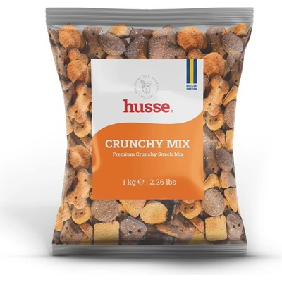 Husse crunchy Mix 1 kg | Křupavé pečené pamlsky pro radost i péči o zuby