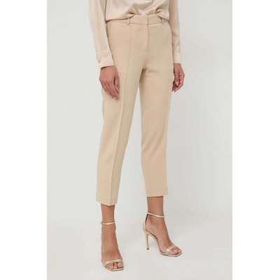 Michael Kors dámské kalhoty jednoduché high waist MS13014ENX béžové