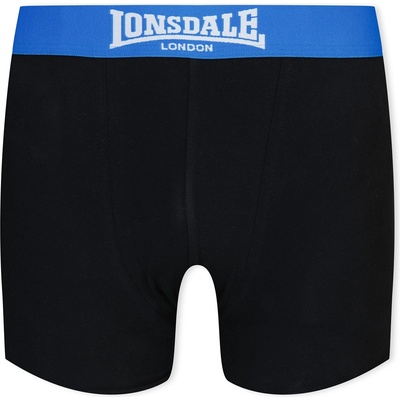 Lonsdale Детски боксерки Lonsdale 2 Pack Trunk Shorts Junior Boys - Black/Brt Blue