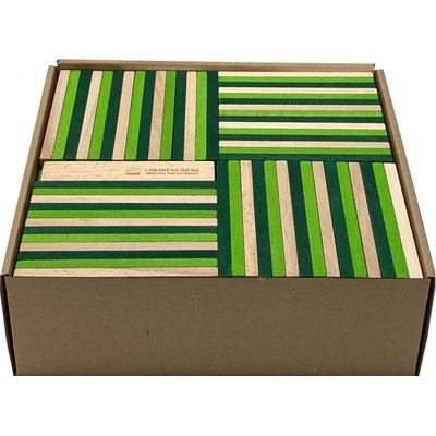 T-Wood Stavebnice zelené destičky 200