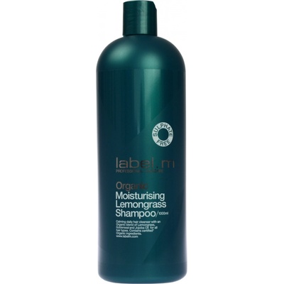 label.m Organic Moisturizing Lemongrass Shampoo 1000 ml