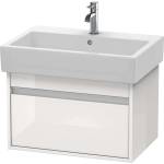 Duravit Ketho - Шкафче за умивалник 41x65x44 см, 1 чекмедже, лъскаво бяло KT668402222 (KT668402222)