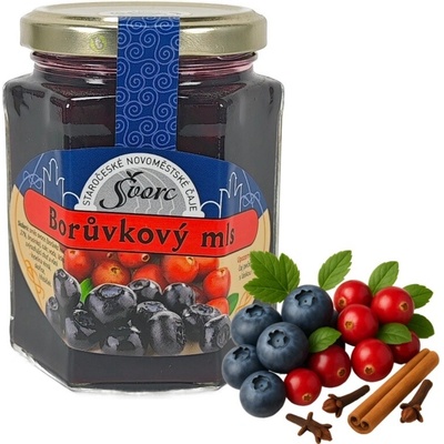 Staročeské Novoměstské čaje Borůvkový mls 275 ml