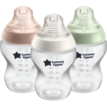 Tommee Tippee Natural Start Anti-Colic самостерилизиращо се бебешко шише Slow Flow 0m+ 3x260ml