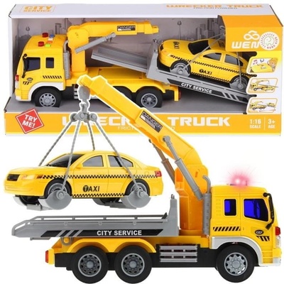 Nobo Kids Odtahový vůz s jeřábem, auto taxi