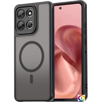 Motorola Moto G86 5G / Power 5G Калъф с MagSafe и Протектор - Удароустойчив, Черен, Тъмносин, Зелен, Лилав