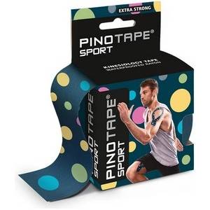 PINO PINOTAPE® Sport, цветни точки, 5 см x 5 м