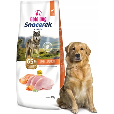 Suché Gold Dog Snocerek krůta losos zelenina pro klouby 12 kg