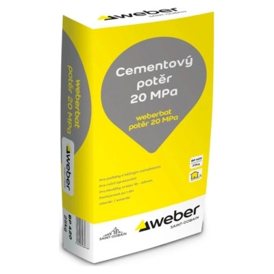 Weber weber.bat jemný potěr 25 MPa 25 kg - BP 425 25