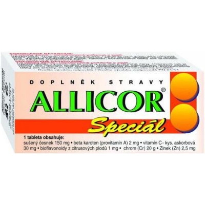 Allicor špeciál 60 tabliet