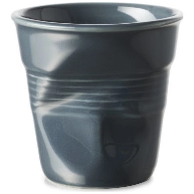 REVOL Froissés pohárik grafit 80 ml
