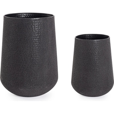 Bizzotto ДЕКОРАТИВНА КАШПА 2БР. kenar ЧЕРНА (0183217)