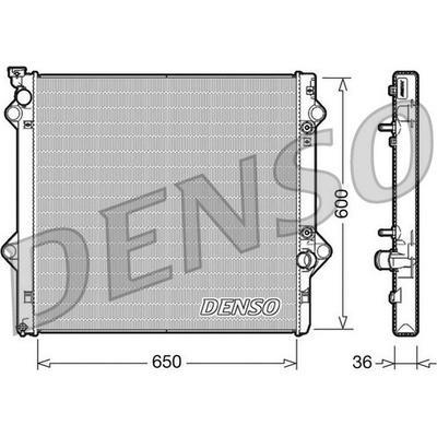 Chladič vody pro motor DENSO DRM50049