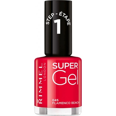 Rimmel Gélový lak na nechty Super Gél Nail Polish 045 Flamenco Beach 12 ml