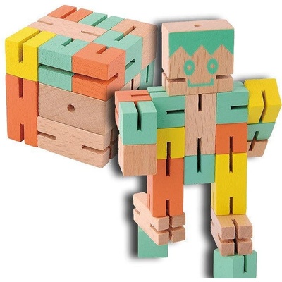 Fridolin Логически 3D куб Fridolin Puzzle Boy, Зелен