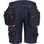 Portwest dx4 holster dx444 / Еластични къси панталони - тъмносиньо uk 36/eu 52 (dx444nvr36)