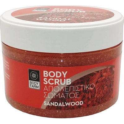 Bodyfarm Body scrub Sandalwood - Telový peeling Santalové drevo 200 ml