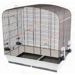 INTER-ZOO Pet Products Клетка за птици Сара Цвят 78 x 47, 5 x 79 см СВЕТЛО СИВА