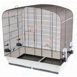INTER-ZOO Pet Products Клетка за птици Сара Цвят 78 x 47, 5 x 79 см СВЕТЛО СИВА