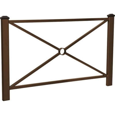 Procity Zábradlí Pagode 1580 mm hnědá RAL8017