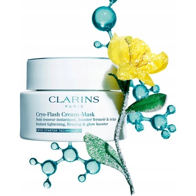 Clarins Cryo-Flash Mask proti starnutiu a na spevnenie pleti 75 ml