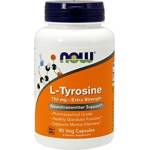 NOW Хранителна добавка за отслабване L-Тирозин, Now Foods L-TYROSINE 750 mg (Free Form) - 90 Caps