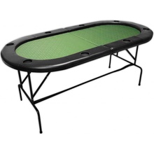 Buffalo Pokerový stůl ovál 180 x 90 cm skládací černý