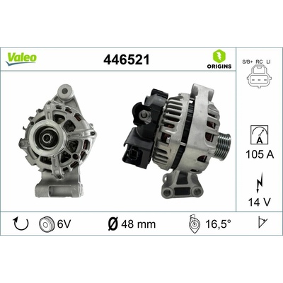 generátor VALEO 446521