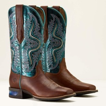 *W* Westernové boty Ariat® WMS Captivate Wide Square Toe vintage caramel/striking aruba