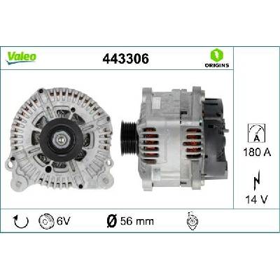 Alternátor VALEO 443306