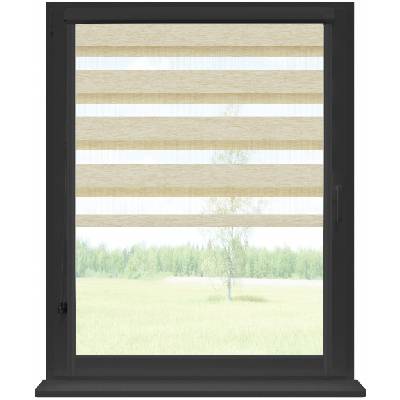 Dekodum Roleta den a noc v antracitové kazetě Premium, Písek 102 x 200 cm
