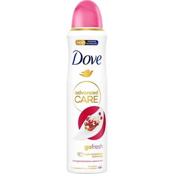 Dove Advanced Care Спрей дезодорант Pomegranate & Lemon Verbena, 150 ml