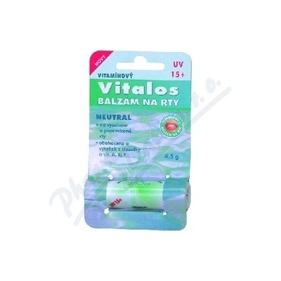 Vitalos balzam na pery vitamínový UV+15 Neutral 4,5 g