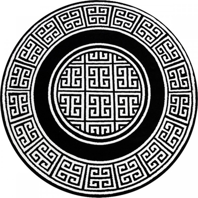 Hanse Home Gloss 6776 85 greek black/ivory