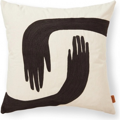 ferm LIVING Bavlnená Pose Embroidered 50 x 50 cm