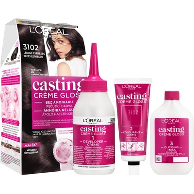 L’Oréal Casting Crème Gloss farba na vlasy 3102 Iced Espresso
