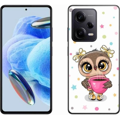 Pouzdro mmCase Gelové Xiaomi Redmi Note 12 Pro+ 5G - kreslená sovička