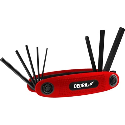 Dedra Sada skladacích imbusových kľúčov 8 ks 1,5–8 mm DED-06F240