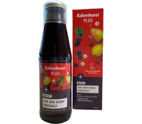 Rabenhorst Eisen plus šťava 450 ml